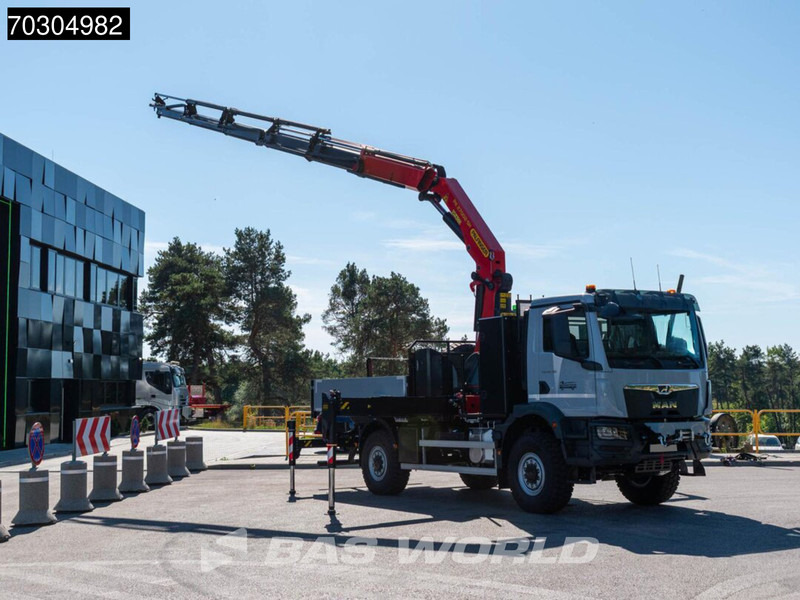 MAN TGM 18.320 4X4 NEW 4x4 Palfinger PK 27002-SH D Crane manbasket Steelsuspension - Бортова вантажівка/ Платформа, Вантажівка з маніпулятором: фото 5 MAN TGM 18.320 4X4 NEW 4x4 Palfinger PK 27002-SH D Crane manbasket Steelsuspension - Бортова вантажівка/ Платформа, Вантажівка з маніпулятором: фото 5