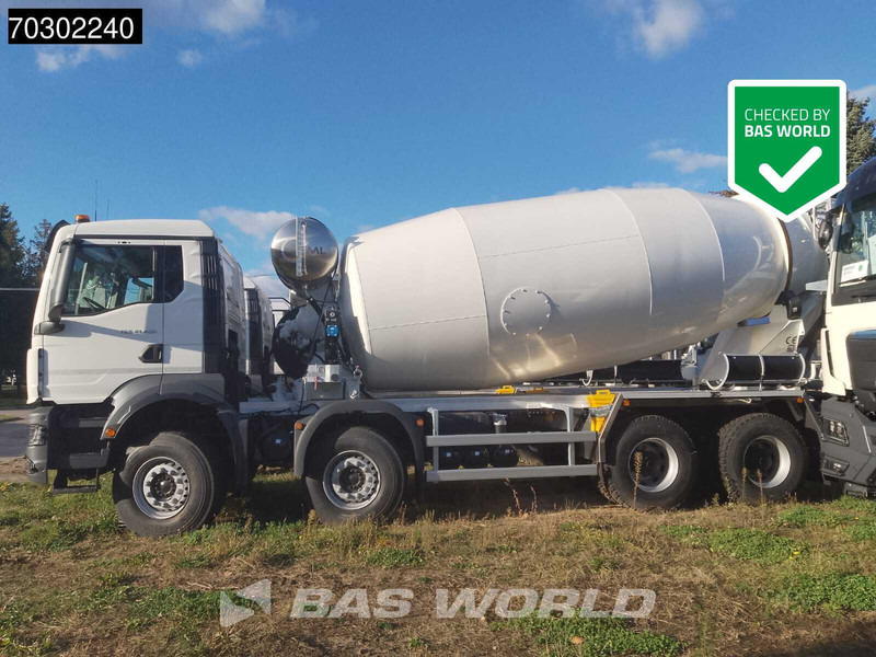 MAN TGS 41.400 8X4 12m3 FML mixer Steelsuspension Manual Airco EURO 2 - Автобетонозмішувач: фото 1 MAN TGS 41.400 8X4 12m3 FML mixer Steelsuspension Manual Airco EURO 2 - Автобетонозмішувач: фото 1