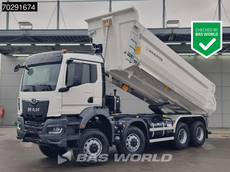 MAN TGS 41.480 8X8 8x8 20m3 KH Kipper tarpaulin Manual Big-axle Steel suspension Euro 6 - Самоскид вантажівка: фото 1 MAN TGS 41.480 8X8 8x8 20m3 KH Kipper tarpaulin Manual Big-axle Steel suspension Euro 6 - Самоскид вантажівка: фото 1