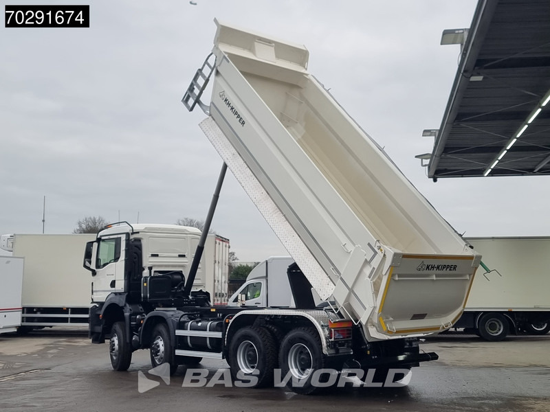 MAN TGS 41.480 8X8 8x8 20m3 KH Kipper tarpaulin Manual Big-axle Steel suspension Euro 6 - Самоскид вантажівка: фото 2 MAN TGS 41.480 8X8 8x8 20m3 KH Kipper tarpaulin Manual Big-axle Steel suspension Euro 6 - Самоскид вантажівка: фото 2
