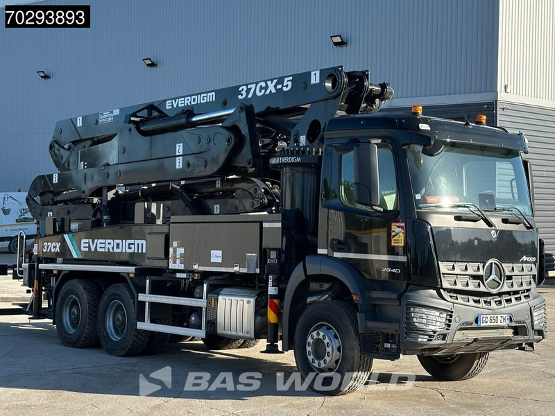 Mercedes-Benz Arocs 2840 Arocs 6X4 Unused! Everdigm 37CX-5 concrete pump Steel Suspension Automatic Euro 6 - Автобетононасос: фото 3 Mercedes-Benz Arocs 2840 Arocs 6X4 Unused! Everdigm 37CX-5 concrete pump Steel Suspension Automatic Euro 6 - Автобетононасос: фото 3