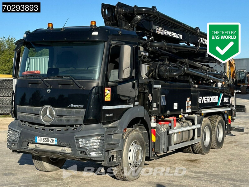 Mercedes-Benz Arocs 2840 Arocs 6X4 Unused! Everdigm 37CX-5 concrete pump Steel Suspension Automatic Euro 6 - Автобетононасос: фото 1 Mercedes-Benz Arocs 2840 Arocs 6X4 Unused! Everdigm 37CX-5 concrete pump Steel Suspension Automatic Euro 6 - Автобетононасос: фото 1