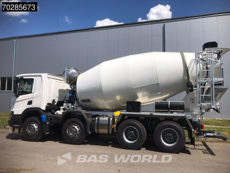 Scania P420 XT 8X4 NEW! 10m3 FML Mixer Automatic Steel suspension Big-Axle Euro 6 - Автобетонозмішувач: фото 2 Scania P420 XT 8X4 NEW! 10m3 FML Mixer Automatic Steel suspension Big-Axle Euro 6 - Автобетонозмішувач: фото 2