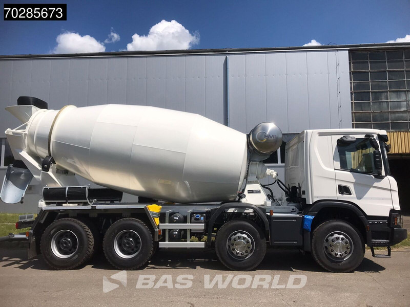 Scania P420 XT 8X4 NEW! 10m3 FML Mixer Automatic Steel suspension Big-Axle Euro 6 - Автобетонозмішувач: фото 3 Scania P420 XT 8X4 NEW! 10m3 FML Mixer Automatic Steel suspension Big-Axle Euro 6 - Автобетонозмішувач: фото 3