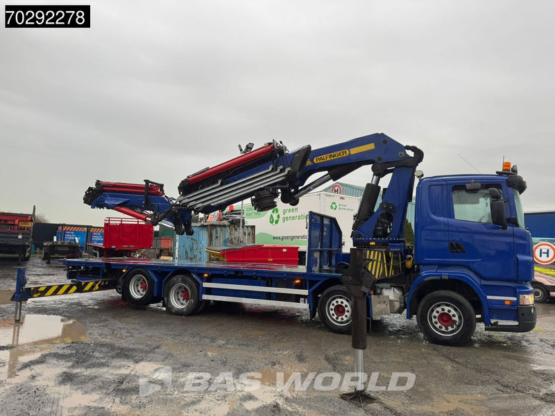 Scania R420 8X2 Palfinger PK100002 Crane Kran + PJ170 JIB Lift Axle Euro 4 - Бортова вантажівка/ Платформа, Вантажівка з маніпулятором: фото 3 Scania R420 8X2 Palfinger PK100002 Crane Kran + PJ170 JIB Lift Axle Euro 4 - Бортова вантажівка/ Платформа, Вантажівка з маніпулятором: фото 3