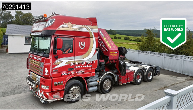 DAF XF105.510 XF 8X4 Palfinger PK150.002 Kran Crane Winch Fifth Wheel Big-Axle Euro 5 - Тягач: фото 1 DAF XF105.510 XF 8X4 Palfinger PK150.002 Kran Crane Winch Fifth Wheel Big-Axle Euro 5 - Тягач: фото 1