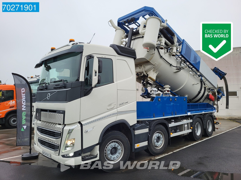 Volvo FH 500 8X4 Vacuum truck Gully Emptier 14.000ltr VEB+ Navi Euro 6 - Асенізатори: фото 1 Volvo FH 500 8X4 Vacuum truck Gully Emptier 14.000ltr VEB+ Navi Euro 6 - Асенізатори: фото 1