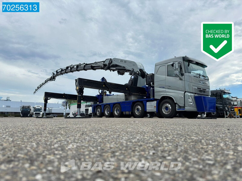 Volvo FH 540 10X4 NEW! Effer 2255 Kran Crane Lift-Lenkachse ACC Navi - Бортова вантажівка/ Платформа, Вантажівка з маніпулятором: фото 2 Volvo FH 540 10X4 NEW! Effer 2255 Kran Crane Lift-Lenkachse ACC Navi - Бортова вантажівка/ Платформа, Вантажівка з маніпулятором: фото 2