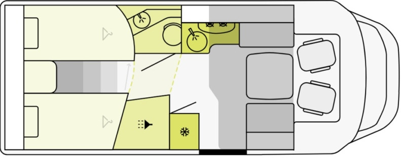 Etrusco T 7400 SBC - Напівінтегрований автобудинок: фото 1 Etrusco T 7400 SBC - Напівінтегрований автобудинок: фото 1