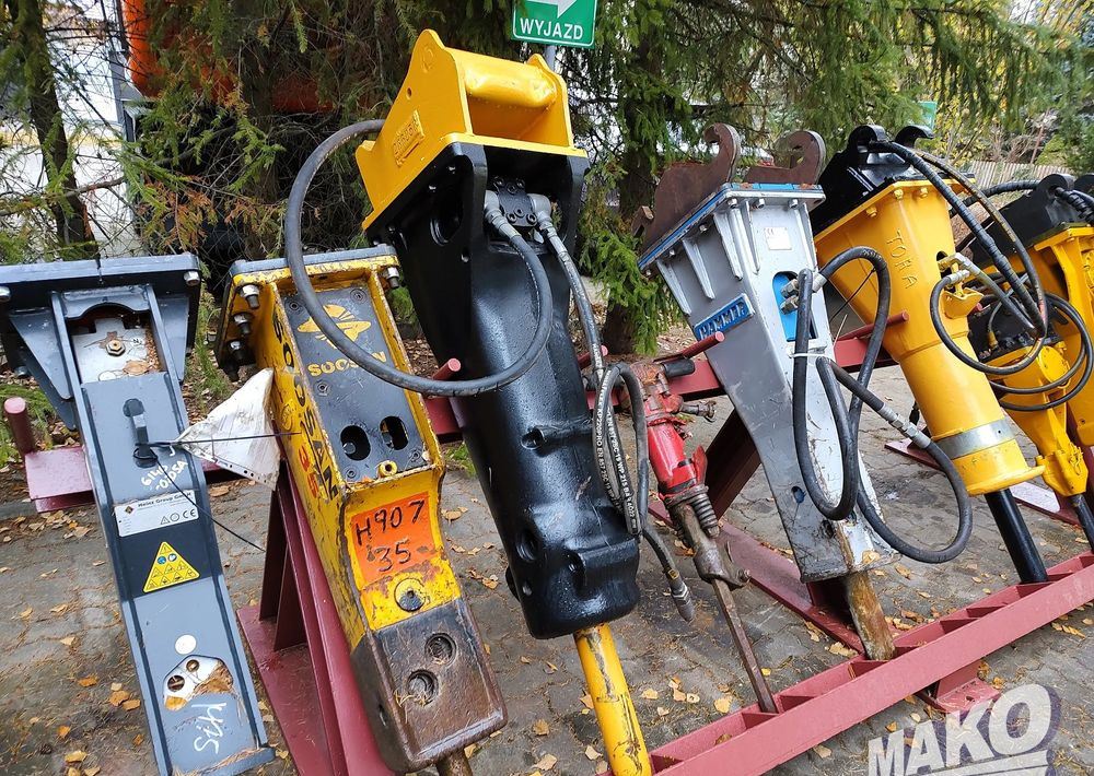 Młot hydrauliczny CAT 415kg do koparki - Навісне обладнання в категорії Будівельна техніка: фото 2 Młot hydrauliczny CAT 415kg do koparki - Навісне обладнання в категорії Будівельна техніка: фото 2