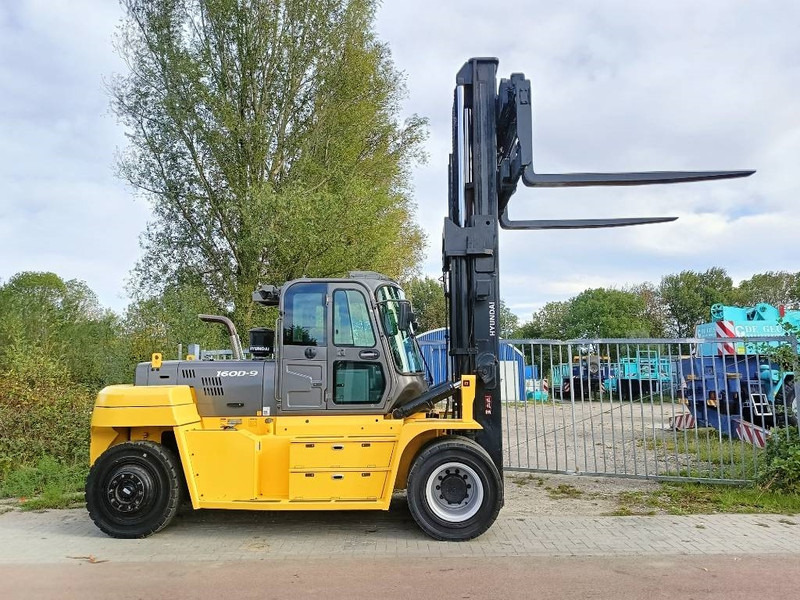 Дизельний навантажувач Hyundai 160 D-9 heftruck forklift stapler 16 ton CE: фото 12