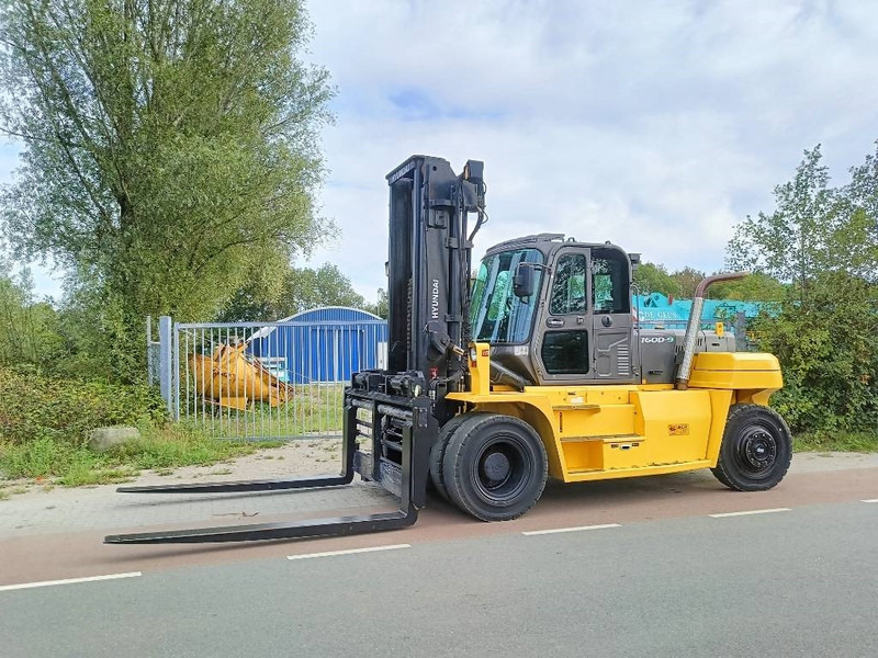 Дизельний навантажувач Hyundai 160 D-9 heftruck forklift stapler 16 ton CE: фото 7