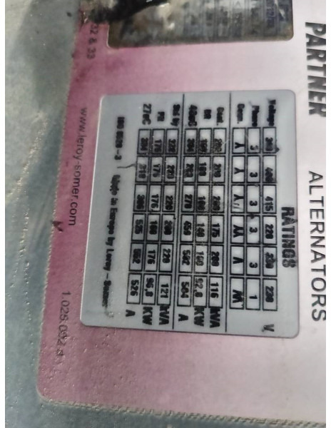 Електричний генератор SDMO R220 C3 220 kva generator john deere 318A: фото 20