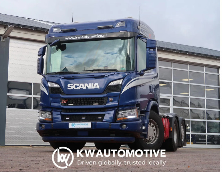 Scania P500 6x2/ FULL AIR/ HYDRAULIC/ LEATHER/ 2.950 WB/ DIFF LOCK/ SLIDE DISH - Тягач: фото 1 Scania P500 6x2/ FULL AIR/ HYDRAULIC/ LEATHER/ 2.950 WB/ DIFF LOCK/ SLIDE DISH - Тягач: фото 1