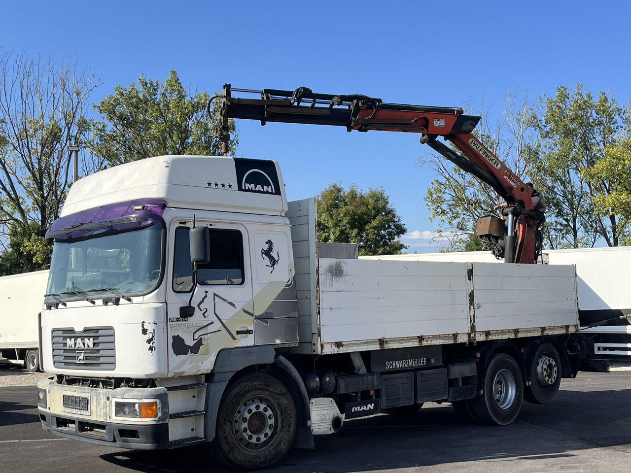 MAN F2000 26.413 Palfinger pk 16000 - Вантажівка з маніпулятором: фото 1 MAN F2000 26.413 Palfinger pk 16000 - Вантажівка з маніпулятором: фото 1