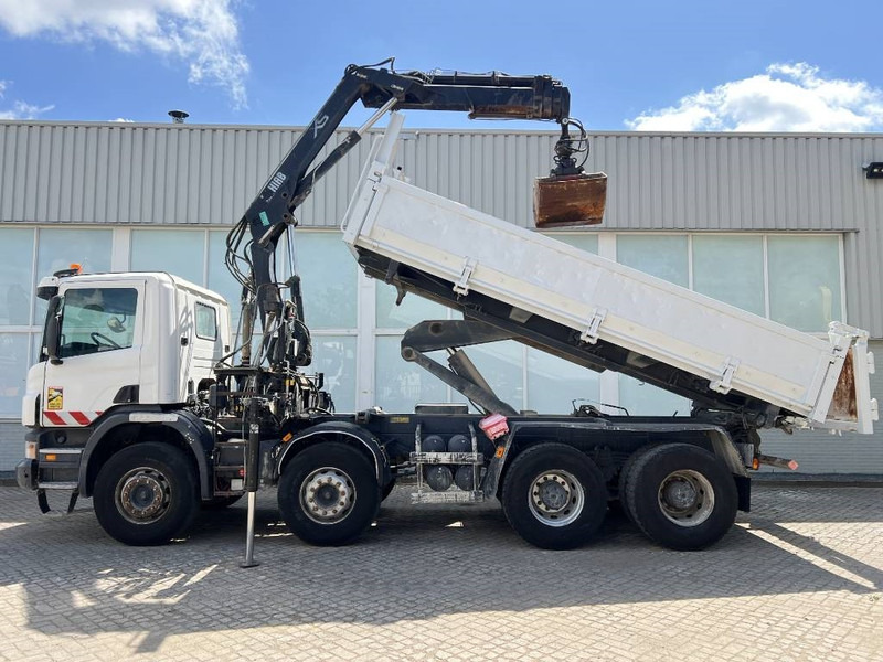 Scania P 400 8X4 KIPPER 2010 + HIAB Crane EURO 5 - Самоскид вантажівка, Вантажівка з маніпулятором: фото 2 Scania P 400 8X4 KIPPER 2010 + HIAB Crane EURO 5 - Самоскид вантажівка, Вантажівка з маніпулятором: фото 2
