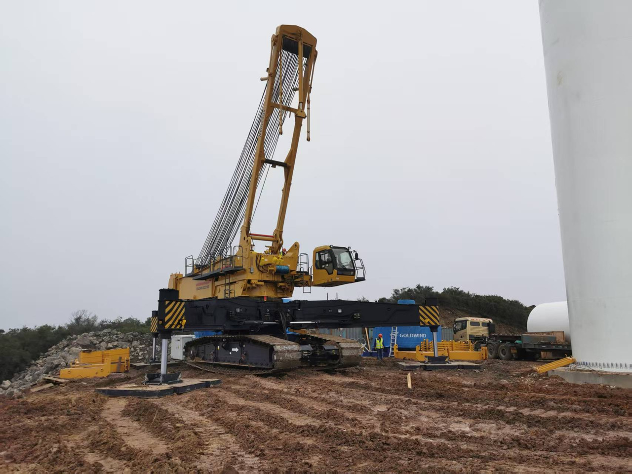 XCMG Official Construction Mobile Crane XGC2100W 110Ton Used Hydraulic Crawler Crane - Гусеничний кран: фото 2 XCMG Official Construction Mobile Crane XGC2100W 110Ton Used Hydraulic Crawler Crane - Гусеничний кран: фото 2