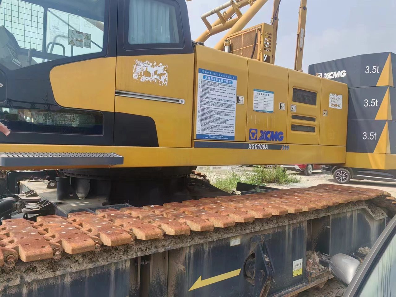 XCMG Official Used 100 Ton Mobile Crane XGC100A Hydraulic Lattice Boom Crawler Crane For Sale - Гусеничний кран: фото 3 XCMG Official Used 100 Ton Mobile Crane XGC100A Hydraulic Lattice Boom Crawler Crane For Sale - Гусеничний кран: фото 3