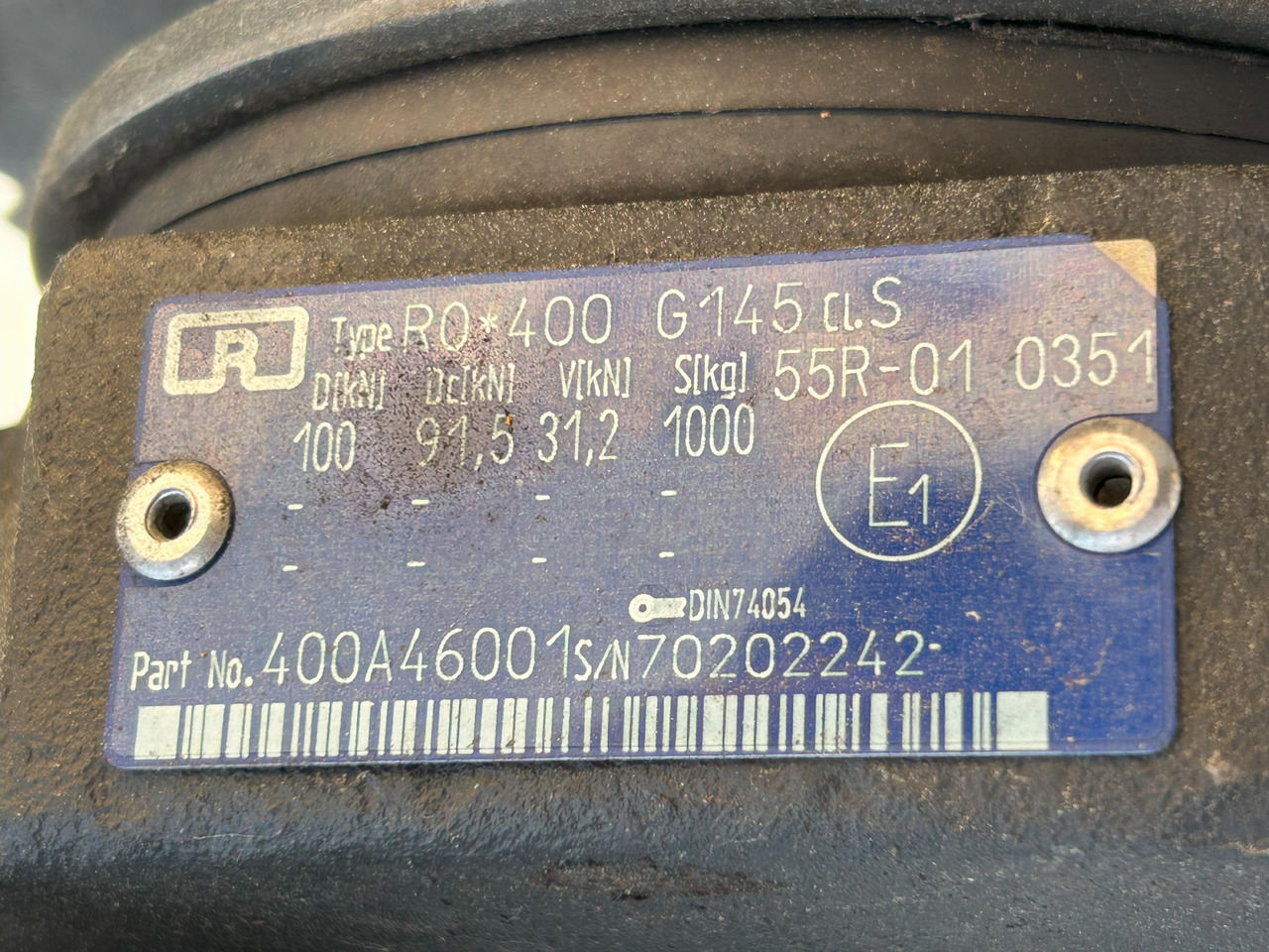 ROCKINGER RO 400 G145HOOK AUTOMATIC COUPLING RO400A46001 DAF XF 106 - Універсальна частина в категорії Вантажівки: фото 3 ROCKINGER RO 400 G145HOOK AUTOMATIC COUPLING RO400A46001 DAF XF 106 - Універсальна частина в категорії Вантажівки: фото 3