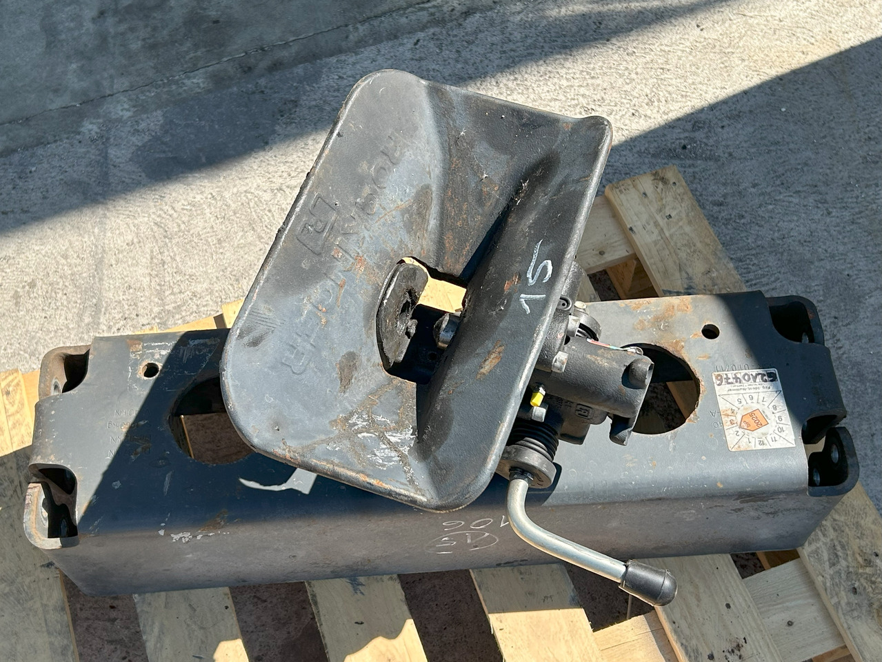 ROCKINGER RO 400 G145HOOK AUTOMATIC COUPLING RO400A46001 DAF XF 106 - Універсальна частина в категорії Вантажівки: фото 1 ROCKINGER RO 400 G145HOOK AUTOMATIC COUPLING RO400A46001 DAF XF 106 - Універсальна частина в категорії Вантажівки: фото 1