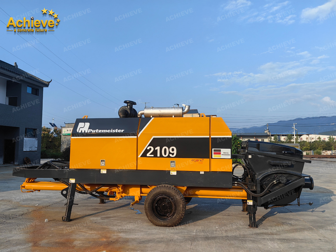 Putzmeister 2013 putzmeist BSA2109H-D Stationary concrete pump【ACHIEVE】TOP CONDITION!!! - Стаціонарний бетононасос: фото 1 Putzmeister 2013 putzmeist BSA2109H-D Stationary concrete pump【ACHIEVE】TOP CONDITION!!! - Стаціонарний бетононасос: фото 1