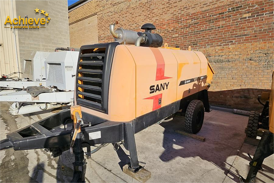 SANY 【ACHIEVE】TOP CONDITION!!! demo new low hours Sany Concrete Trailer Pump 2015 HBT6016C-5D - Стаціонарний бетононасос: фото 2 SANY 【ACHIEVE】TOP CONDITION!!! demo new low hours Sany Concrete Trailer Pump 2015 HBT6016C-5D - Стаціонарний бетононасос: фото 2