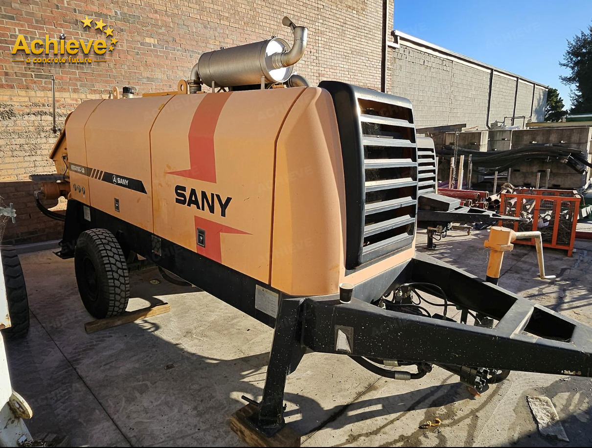 SANY SANY 【ACHIEVE】TOP CONDITION!!! demo new low hours Sany Concrete Trailer Pump 2017 HBT5008C-5S - Стаціонарний бетононасос: фото 1 SANY SANY 【ACHIEVE】TOP CONDITION!!! demo new low hours Sany Concrete Trailer Pump 2017 HBT5008C-5S - Стаціонарний бетононасос: фото 1