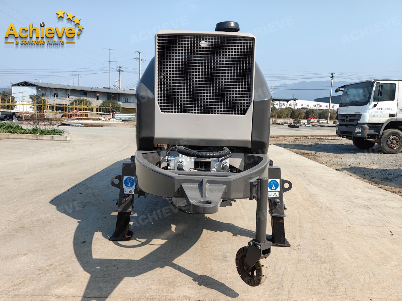 Стаціонарний бетононасос Zoomlion 2022 Zoomlion HBT 90.18.186RSU hydraulic Concrete Trailer Pump in China【ACHIEVE】TOP CONDITION!!!: фото 7