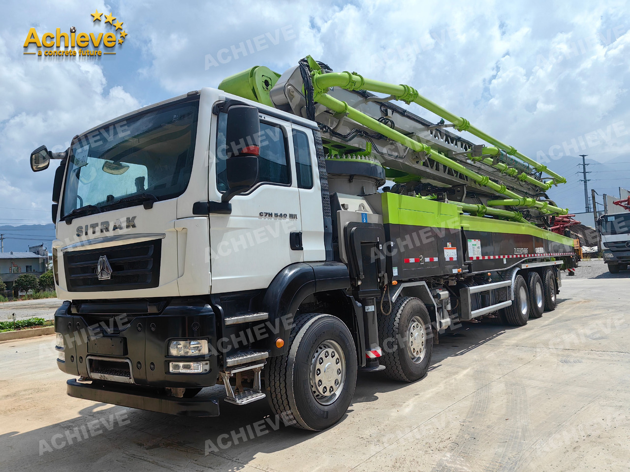 Zoomlion Zoomlion 70M 70X-6RZ Concrete pump truck ACTROS 4141 【ACHIEVE】TOP CONDITION!!! - Автобетононасос: фото 2 Zoomlion Zoomlion 70M 70X-6RZ Concrete pump truck ACTROS 4141 【ACHIEVE】TOP CONDITION!!! - Автобетононасос: фото 2