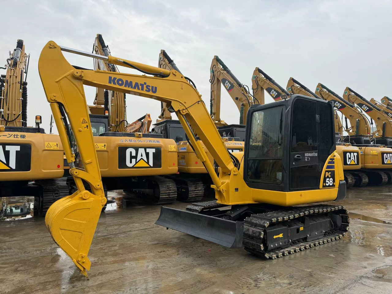 Komatsu PC58, PC56, PC55 Small Excavator With Rubber Tracks - Гусеничний екскаватор: фото 3 Komatsu PC58, PC56, PC55 Small Excavator With Rubber Tracks - Гусеничний екскаватор: фото 3