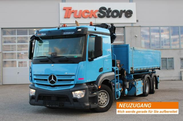Mercedes-Benz Actros 2540L HIAB 188 - Самоскид вантажівка, Вантажівка з маніпулятором: фото 1 Mercedes-Benz Actros 2540L HIAB 188 - Самоскид вантажівка, Вантажівка з маніпулятором: фото 1