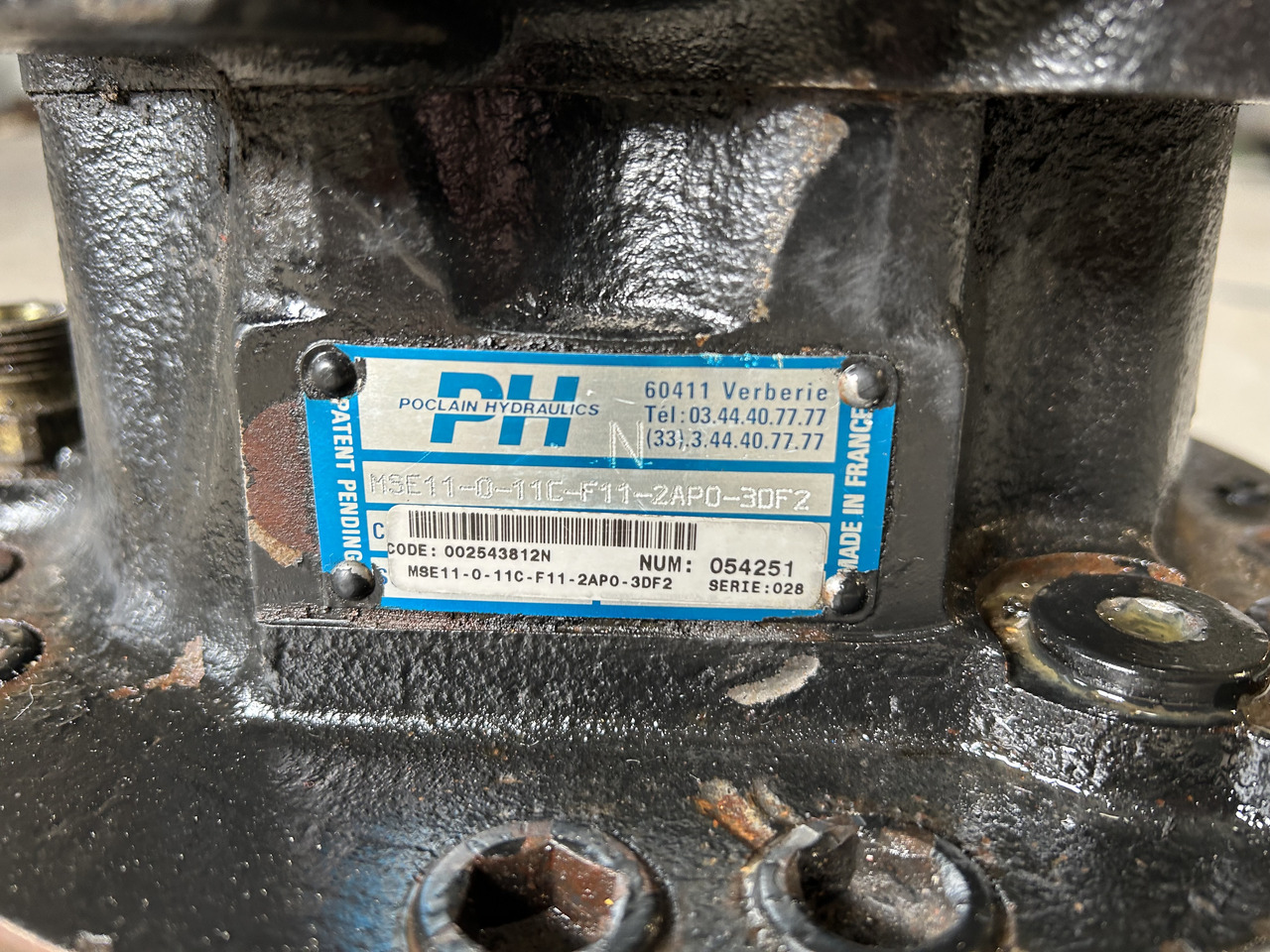 POCLAIN HYDRAULICS MSE11 - Поворотний редуктор в категорії Екскаватори: фото 4 POCLAIN HYDRAULICS MSE11 - Поворотний редуктор в категорії Екскаватори: фото 4