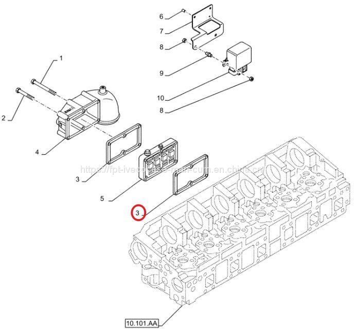 FPT IVECO CASE Cursor11 EURO 6 F3GFE613A B001 5801863562/5801690111 The heater mat 504375264 - Система забору повітря: фото 1 FPT IVECO CASE Cursor11 EURO 6 F3GFE613A B001 5801863562/5801690111 The heater mat 504375264 - Система забору повітря: фото 1