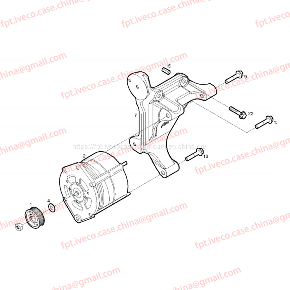 FPT IVECO CASE Cursor9Bus F2CFE612D*J231/F2CFE612A*J098 5802748674 ALTERNATOR 500332014 - Генератор в категорії Автобуси: фото 3 FPT IVECO CASE Cursor9Bus F2CFE612D*J231/F2CFE612A*J098 5802748674 ALTERNATOR 500332014 - Генератор в категорії Автобуси: фото 3