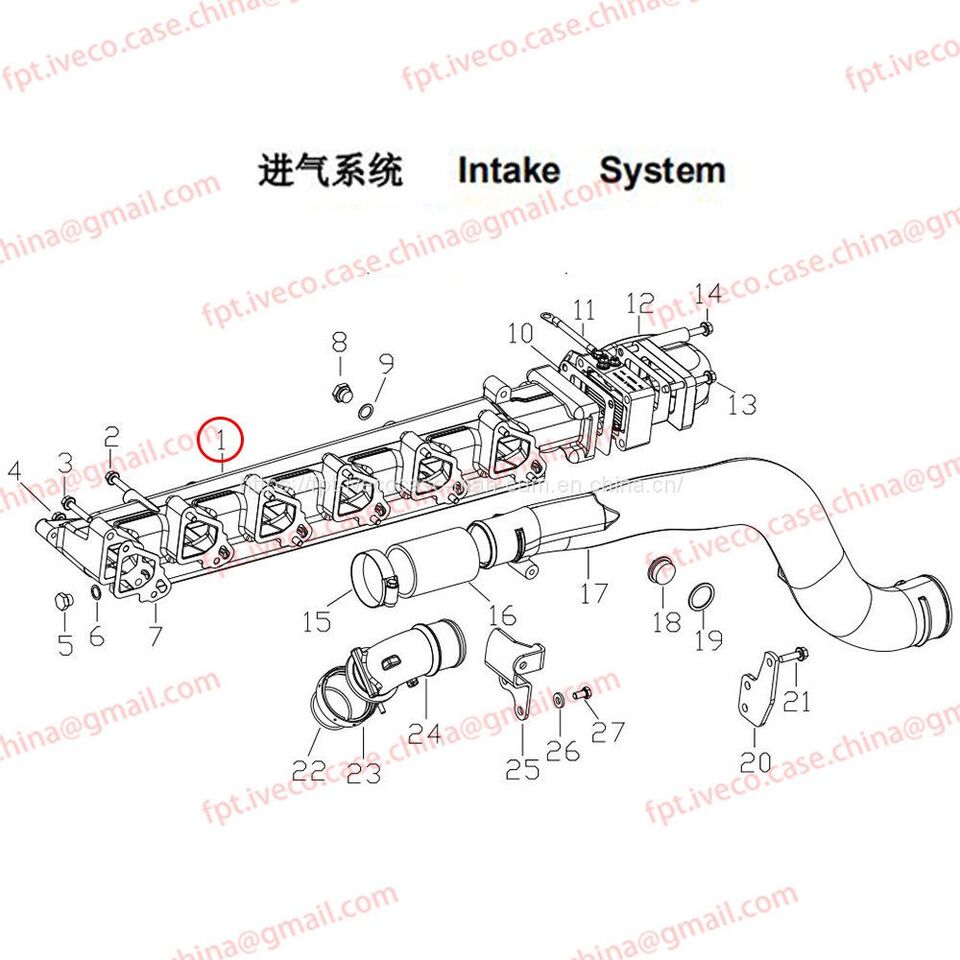 MAN D0836 Intake manifold 08201-0467 - Впускний колектор: фото 1 MAN D0836 Intake manifold 08201-0467 - Впускний колектор: фото 1