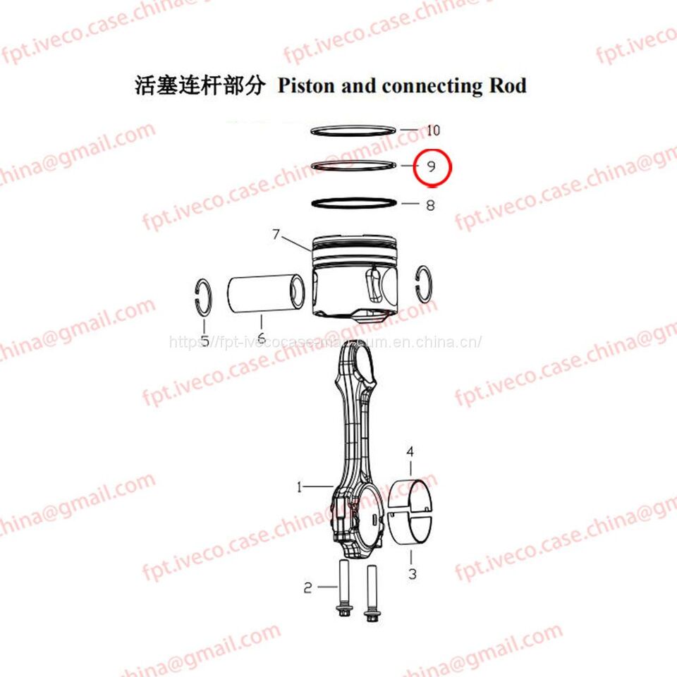 MAN D0836 Piston 02511-0721 - Поршні/ Кільця/ Втулки в категорії Вантажівки: фото 2 MAN D0836 Piston 02511-0721 - Поршні/ Кільця/ Втулки в категорії Вантажівки: фото 2