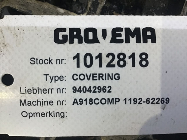 Liebherr A914 Compact - Капот: фото 3 Liebherr A914 Compact - Капот: фото 3