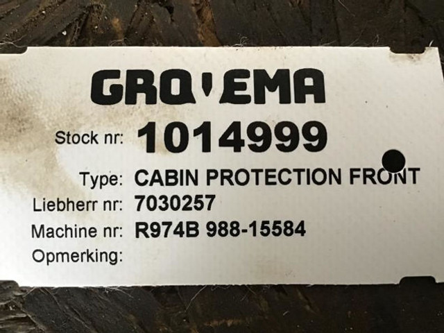 Liebherr Cabin Protection - Кузов і екстер'єр: фото 3 Liebherr Cabin Protection - Кузов і екстер'єр: фото 3