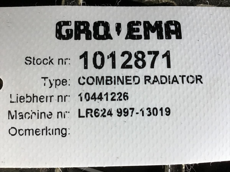 Liebherr Combined Radiator - Радіатор: фото 3 Liebherr Combined Radiator - Радіатор: фото 3