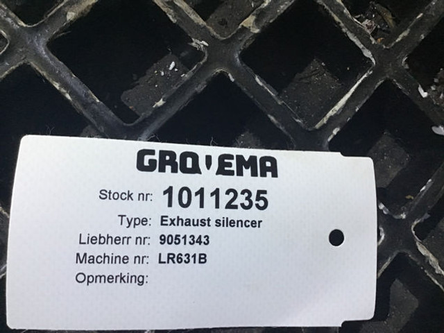 Liebherr Exhaust Silencer - Вихлопна труба: фото 3 Liebherr Exhaust Silencer - Вихлопна труба: фото 3