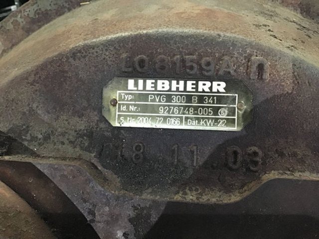 Liebherr PVG 300 B 341 - Насос гідропідсилювача: фото 3 Liebherr PVG 300 B 341 - Насос гідропідсилювача: фото 3