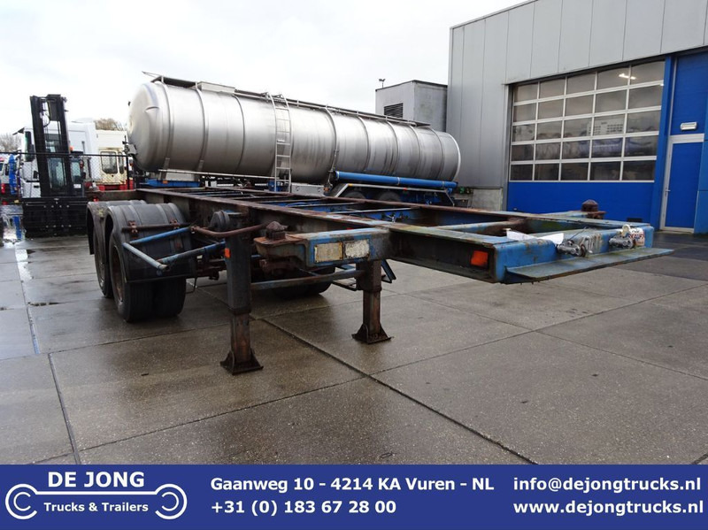 Groenewegen 20 FT Chassis / Steel Suspension / Double Tyres - Контейнеровоз/ Змінний кузов напівпричіп: фото 1 Groenewegen 20 FT Chassis / Steel Suspension / Double Tyres - Контейнеровоз/ Змінний кузов напівпричіп: фото 1