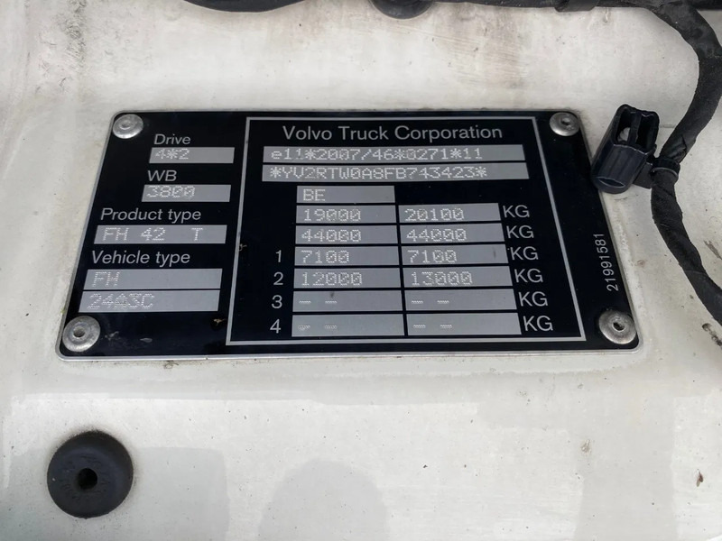 Тягач Volvo FH 13.420 Globetrotter / ADR + PTO / Stand Airco: фото 14
