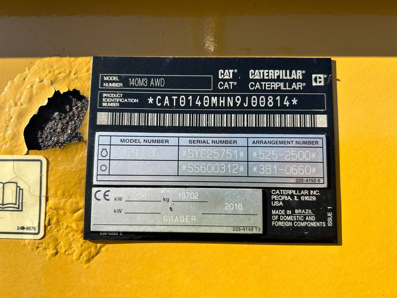 Cat 140 M 3 AWD - Грейдер: фото 5 Cat 140 M 3 AWD - Грейдер: фото 5