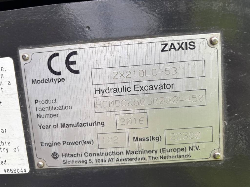 Hitachi ZX 210 LC-5 B - Гусеничний екскаватор: фото 5 Hitachi ZX 210 LC-5 B - Гусеничний екскаватор: фото 5