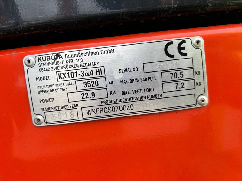 Kubota KX 101-3 - Міні-екскаватор: фото 5 Kubota KX 101-3 - Міні-екскаватор: фото 5
