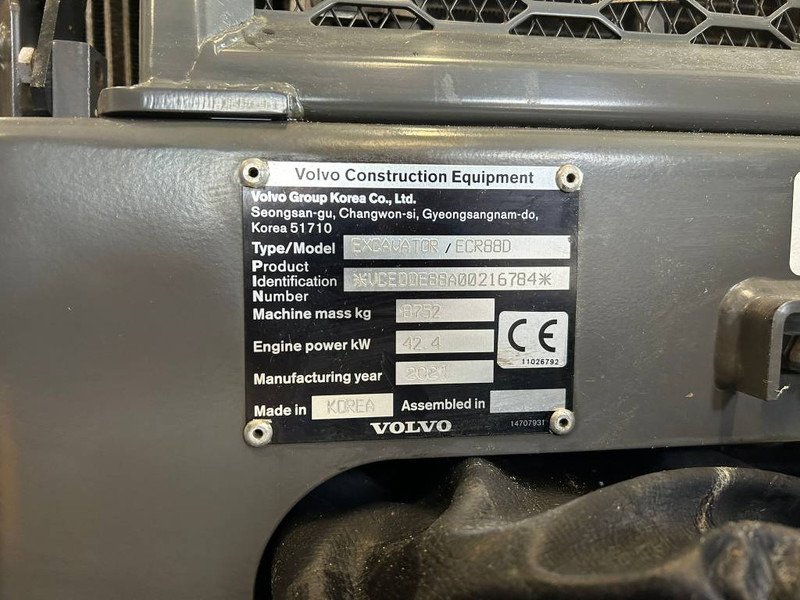 Volvo ECR 88 D PRO - Міні-екскаватор: фото 5 Volvo ECR 88 D PRO - Міні-екскаватор: фото 5