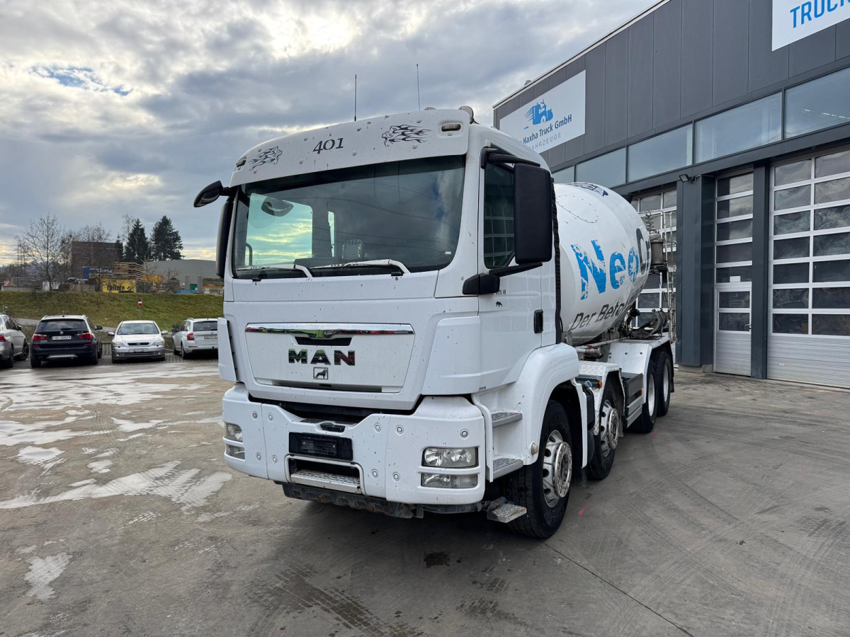 MAN TGS 32.480 8x4 Liebherr 9m3 - Автобетонозмішувач: фото 1 MAN TGS 32.480 8x4 Liebherr 9m3 - Автобетонозмішувач: фото 1