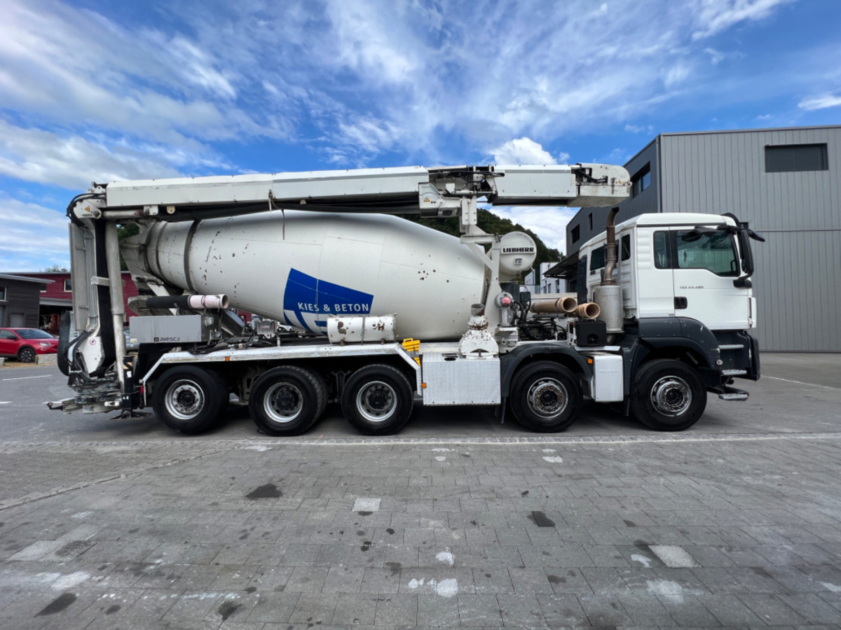 MAN TGS 35.480 10x4 10m3 Förderband 17M Liebherr - Автобетонозмішувач: фото 4 MAN TGS 35.480 10x4 10m3 Förderband 17M Liebherr - Автобетонозмішувач: фото 4