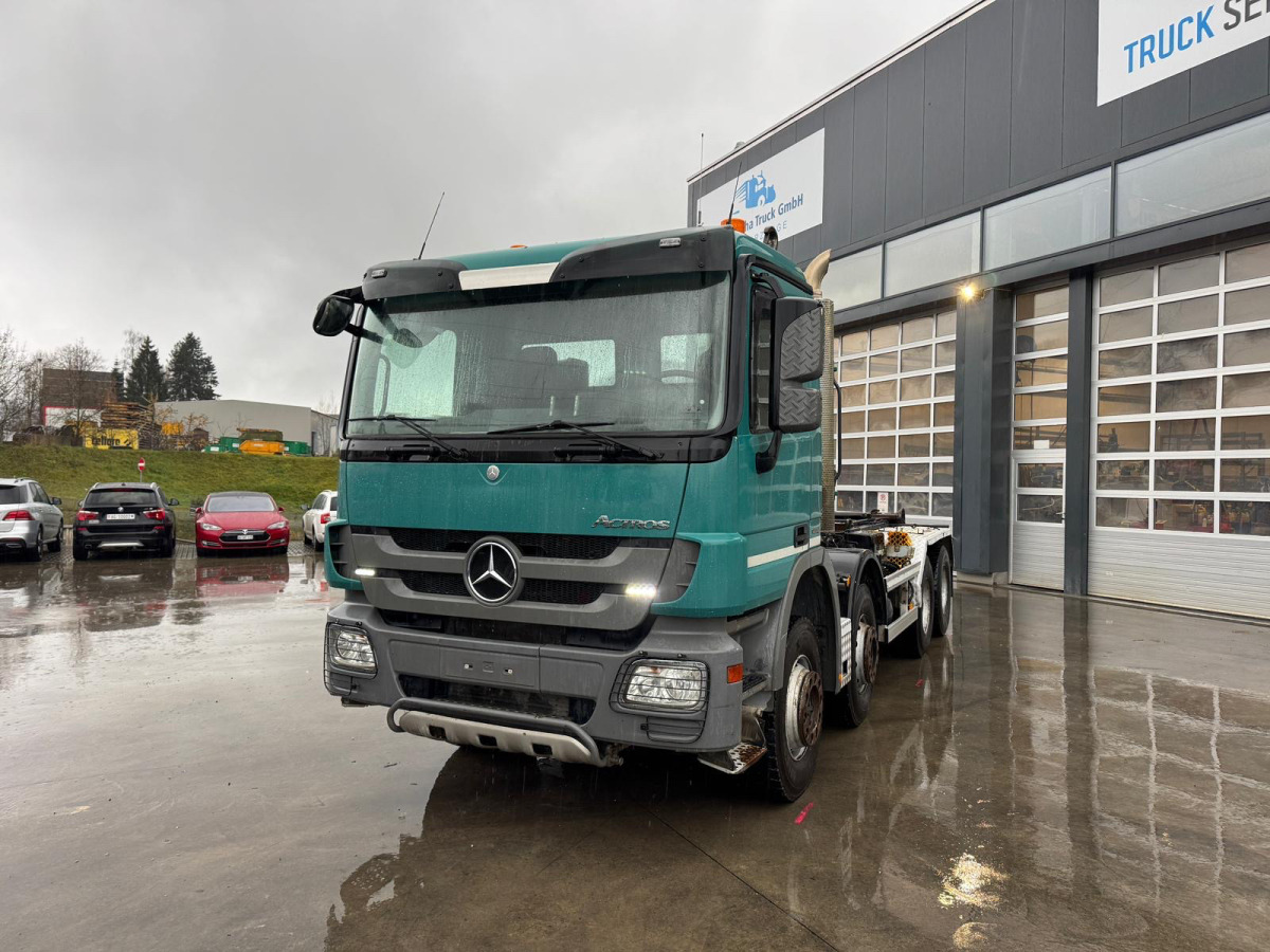 MERCEDES Actros 3248 8x4 Hiab 26T SWS - Гаковий мультиліфт вантажівка: фото 1 MERCEDES Actros 3248 8x4 Hiab 26T SWS - Гаковий мультиліфт вантажівка: фото 1